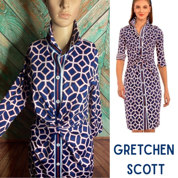 Gretchen Scott Designs Twist & Shout Dress In Lucy In The Sky With Diamonds - Picture 1 of 10
